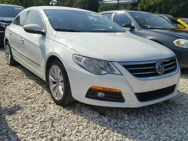 WVWMN7ANXAE557685 - 2010 VOLKSWAGEN CC WHITE photo 1