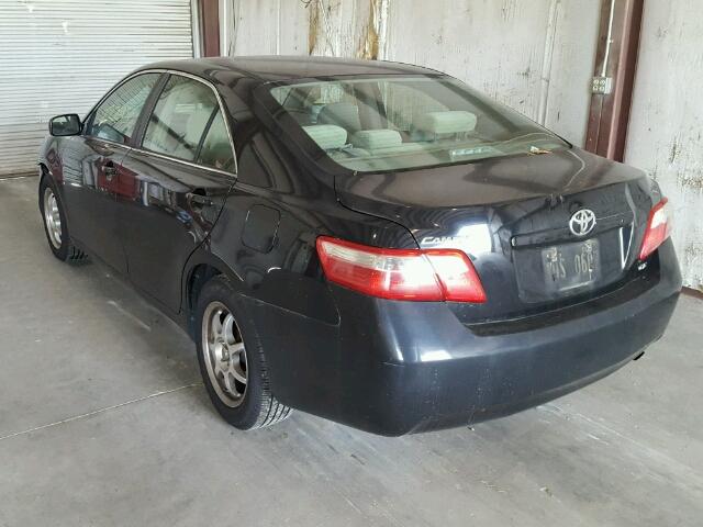 4T1BE46K77U501783 - 2007 TOYOTA CAMRY NEW BLACK photo 3