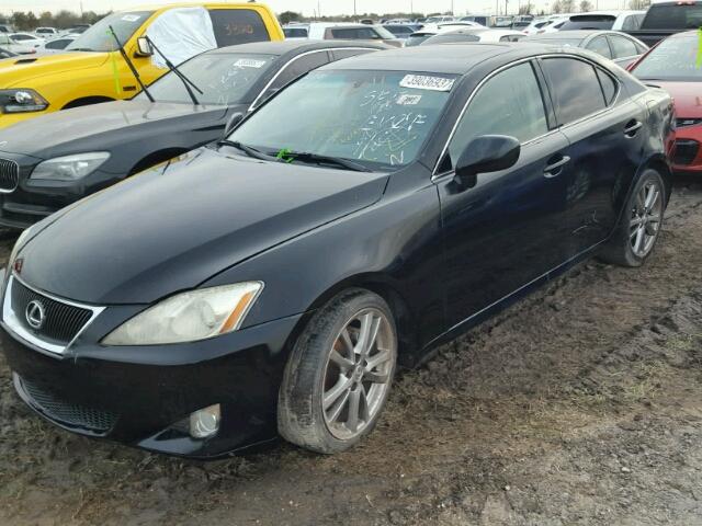 JTHBK262985078779 - 2008 LEXUS IS BLACK photo 2