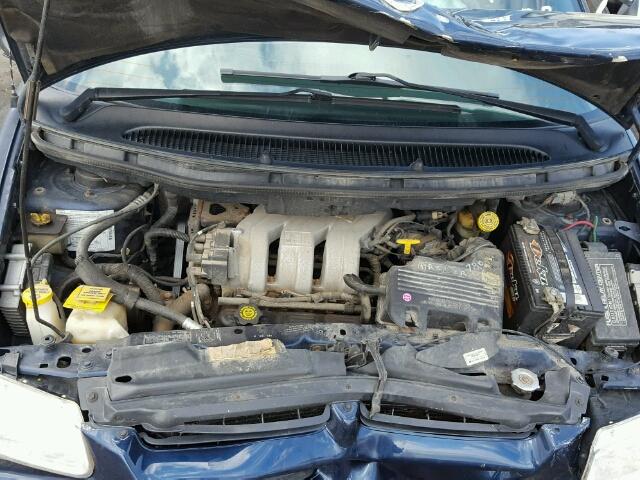 1B4GP44RXYB768799 - 2000 DODGE GRAND CARA BLUE photo 7