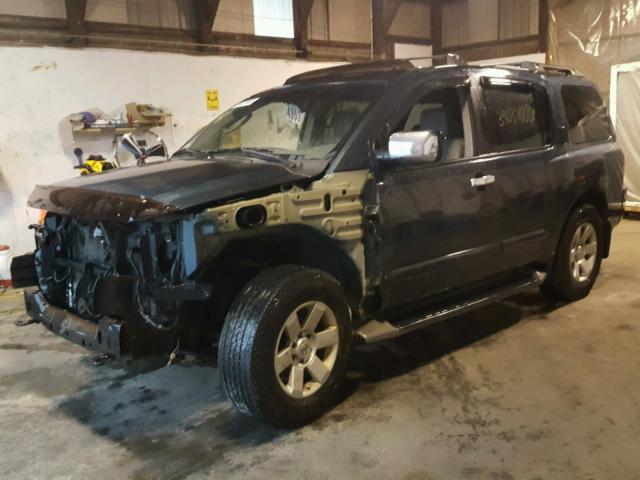 5N1AA08BX4N714570 - 2004 NISSAN ARMADA SE GRAY photo 2