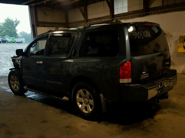 5N1AA08BX4N714570 - 2004 NISSAN ARMADA SE GRAY photo 3