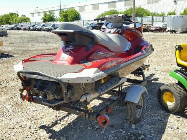 YAMA1027H809 - 2009 YAMAHA WAVERUNNER RED photo 4