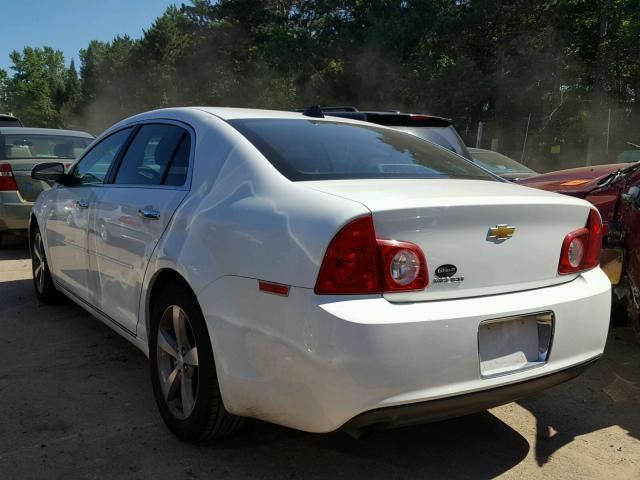 1G1ZC5E01CF167269 - 2012 CHEVROLET MALIBU 1LT 白色 照片 3