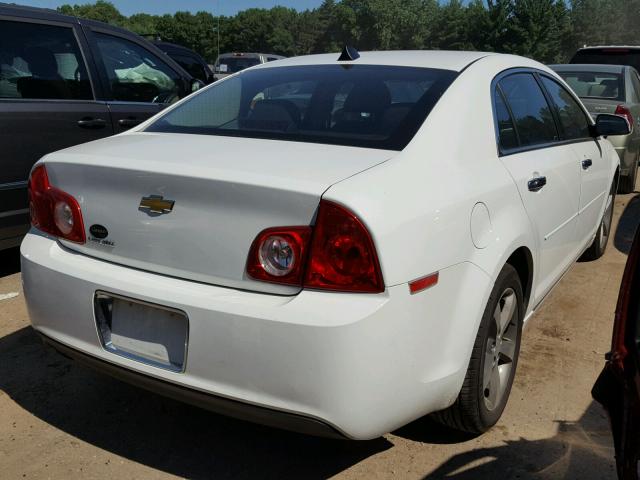 1G1ZC5E01CF167269 - 2012 CHEVROLET MALIBU 1LT 白色 照片 4