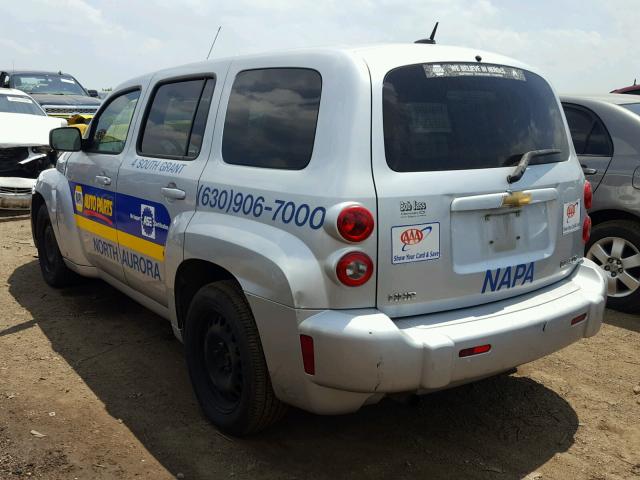 3GNCA13B99S526282 - 2009 CHEVROLET HHR LS SILVER photo 3