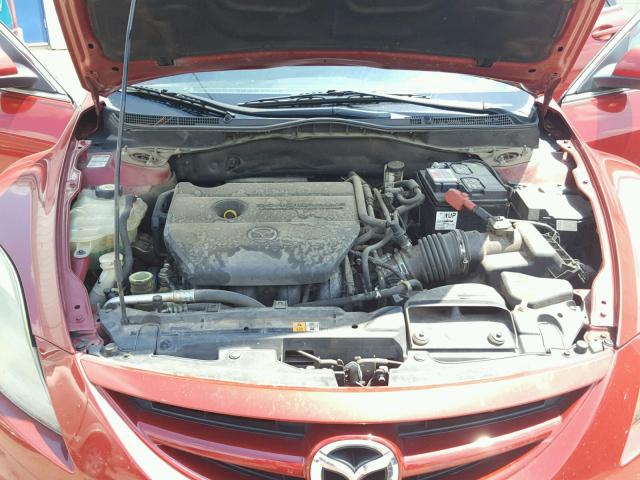 1YVHZ8CH0A5M19960 - 2010 MAZDA 6 I წითელი ფოტო 7