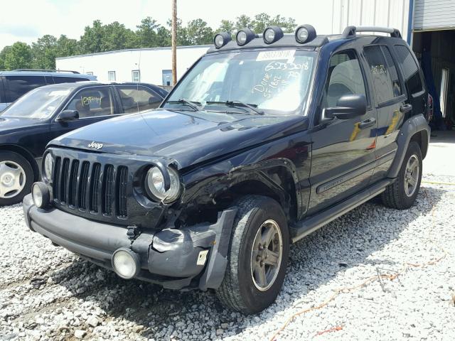1J4GK38K95W706933 - 2005 JEEP LIBERTY RE BLACK photo 2