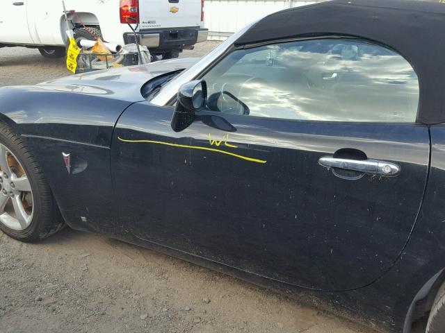 1G2MG35X67Y135097 - 2007 PONTIAC SOLSTICE G BLACK photo 9