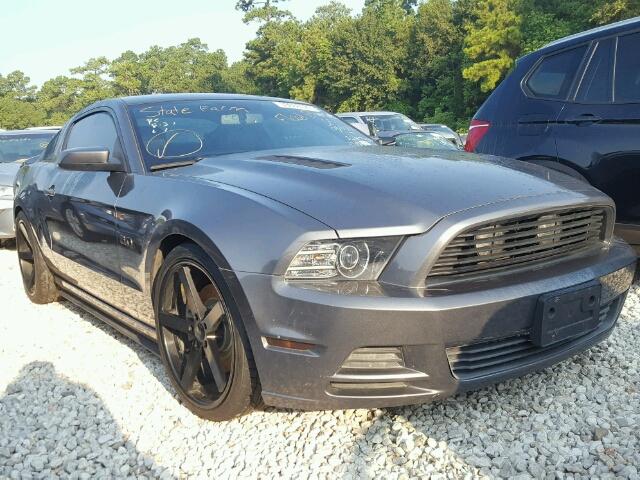 1ZVBP8CF7E5247400 - 2014 FORD MUSTANG GRAY photo 1