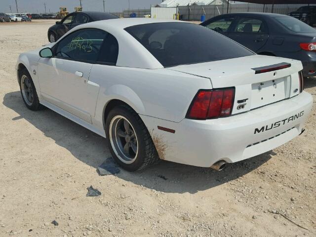 1FAFP42X04F241685 - 2004 FORD MUSTANG GT WHITE photo 3