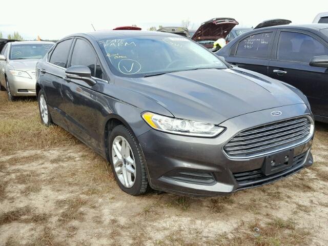 3FA6P0HD8GR327498 - 2016 FORD FUSION SE GRAY photo 1