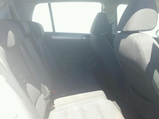 WVWDM7AJ7AW225486 - 2010 VOLKSWAGEN GOLF WHITE photo 6