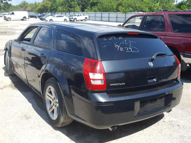 2D4GV58295H541444 - 2005 DODGE MAGNUM R/T BLACK photo 3