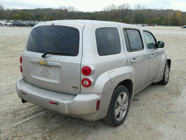 3GNDA13D07S628511 - 2007 CHEVROLET HHR LS SILVER photo 4