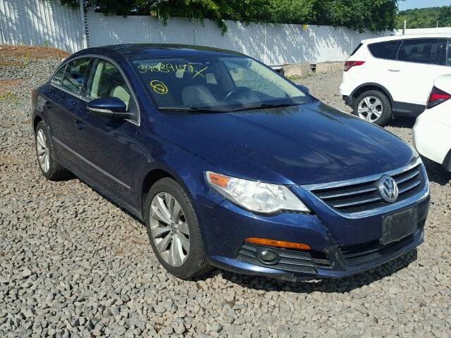 WVWMP7ANXAE567837 - 2010 VOLKSWAGEN CC SPORT BLUE photo 1