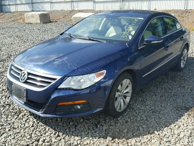 WVWMP7ANXAE567837 - 2010 VOLKSWAGEN CC SPORT BLUE photo 2