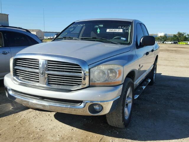 1D7HA18N86J139503 - 2006 DODGE RAM 1500 S SILVER photo 2