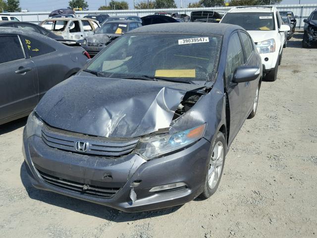 JHMZE2H73AS025663 - 2010 HONDA INSIGHT EX GRAY photo 2