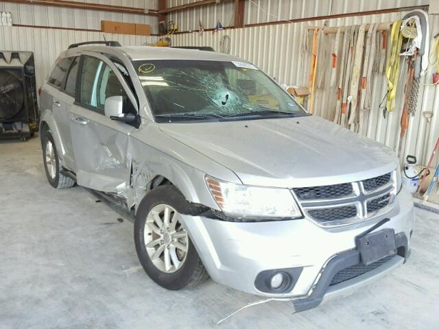 3C4PDCBGXDT541208 - 2013 DODGE JOURNEY SILVER photo 1