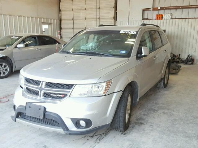 3C4PDCBGXDT541208 - 2013 DODGE JOURNEY SILVER photo 2