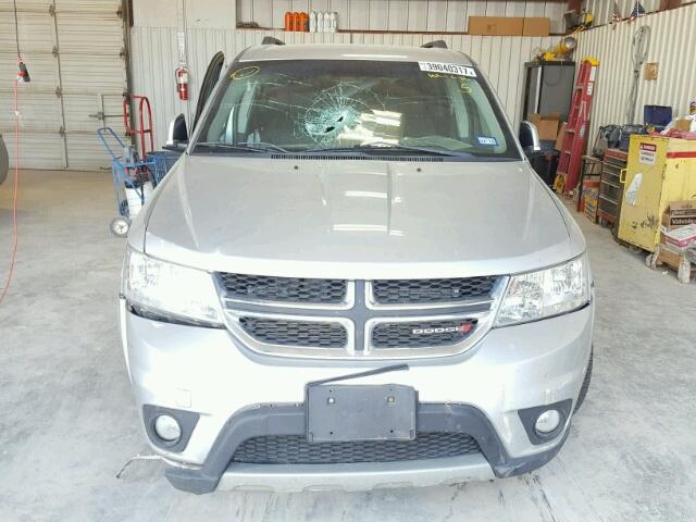 3C4PDCBGXDT541208 - 2013 DODGE JOURNEY SILVER photo 9