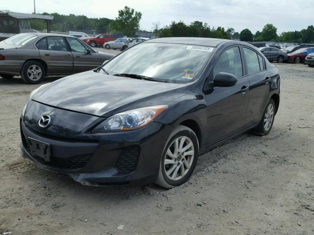 JM1BL1V85D1717465 - 2013 MAZDA 3 I BLACK photo 2