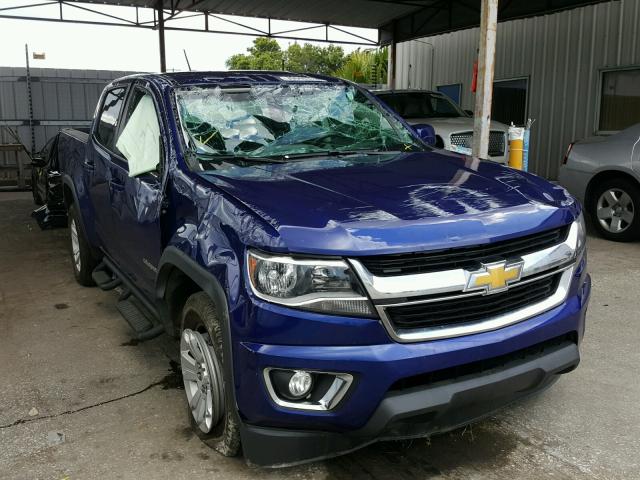 1GCGSBE30F1187332 - 2015 CHEVROLET COLORADO L BLUE photo 1