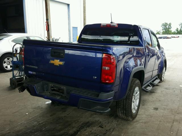 1GCGSBE30F1187332 - 2015 CHEVROLET COLORADO L BLUE photo 4
