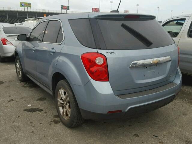 2GNALAEK3F6177452 - 2015 CHEVROLET EQUINOX LS BLUE photo 3