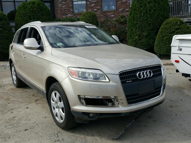 WA1BY74L77D068727 - 2007 AUDI Q7 3.6 QUA GOLD photo 1