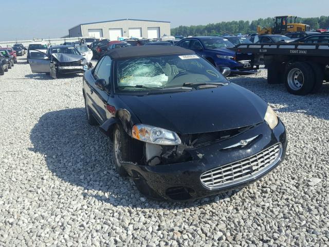 1C3EL75R32N245141 - 2002 CHRYSLER SEBRING GT BLACK photo 1