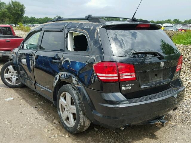 3D4PG5FV7AT117561 - 2010 DODGE JOURNEY BLACK photo 3