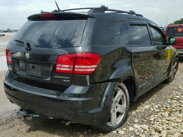 3D4PG5FV7AT117561 - 2010 DODGE JOURNEY BLACK photo 4