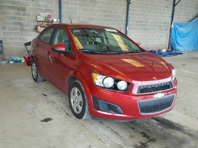 1G1JA5SH9D4256176 - 2013 CHEVROLET SONIC LS 勃艮第红 照片 1