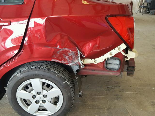 1G1JA5SH9D4256176 - 2013 CHEVROLET SONIC LS 勃艮第红 照片 9