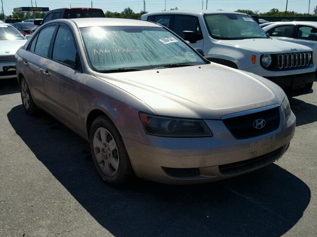 5NPET46C98H400899 - 2008 HYUNDAI SONATA GLS BEIGE photo 1