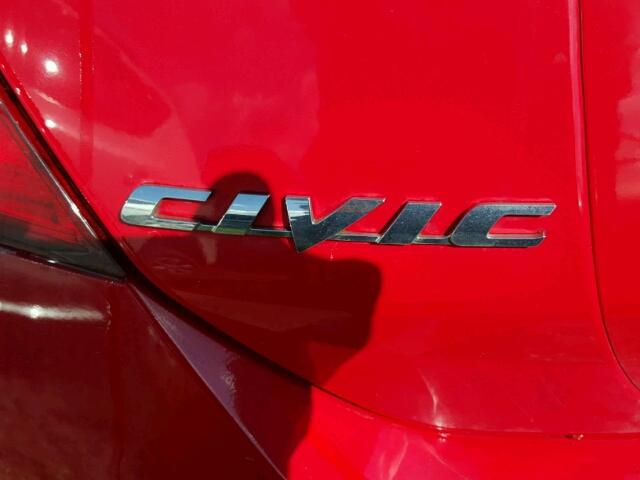 2HGFG1B82BH516651 - 2011 HONDA CIVIC RED photo 9