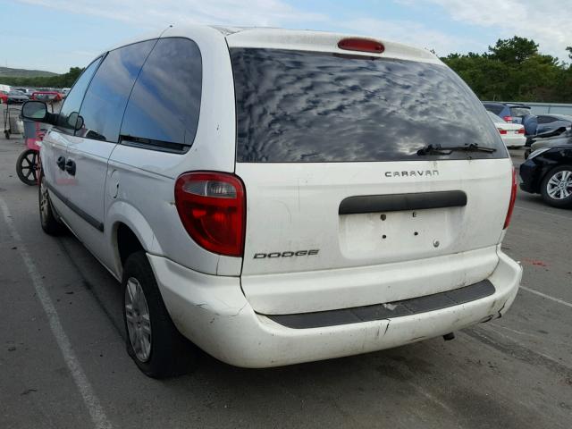 1D4GP25R56B732024 - 2006 DODGE CARAVAN SE WHITE photo 3