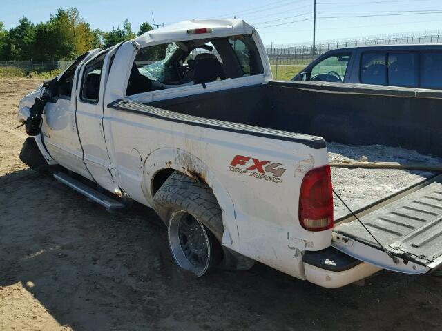 1FTSX21P55ED01742 - 2005 FORD F250 SUPER WHITE photo 10