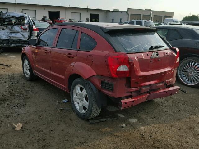 1B3HB48A49D135975 - 2009 DODGE CALIBER RED photo 3