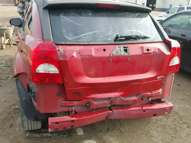 1B3HB48A49D135975 - 2009 DODGE CALIBER RED photo 9