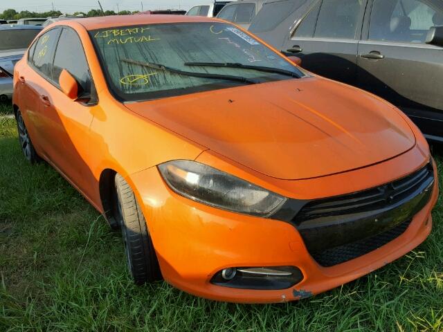 1C3CDFBB9ED868697 - 2014 DODGE DART ORANGE photo 1