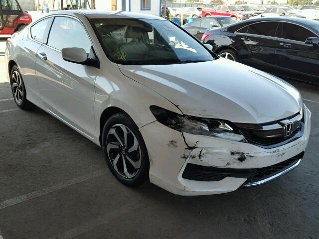 1HGCT1B36GA003301 - 2016 HONDA ACCORD LX- WHITE photo 1