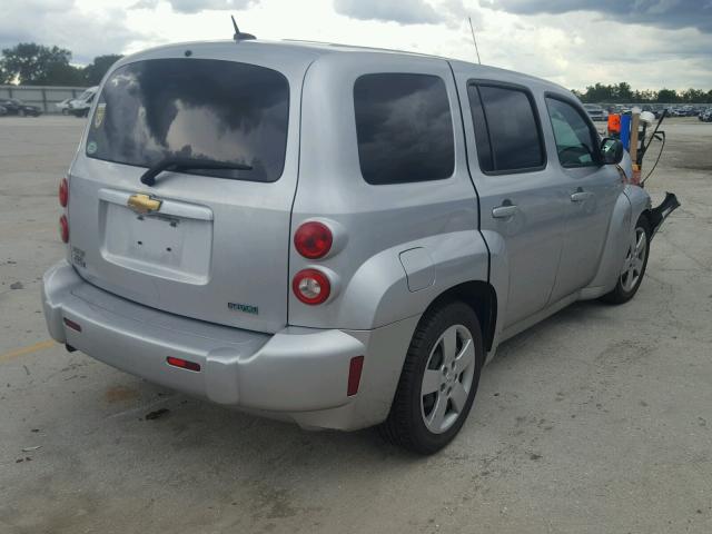 3GNBAAFW7BS537619 - 2011 CHEVROLET HHR LS SILVER photo 4