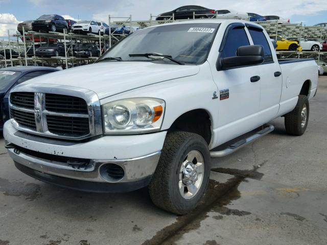 3D7MX38L39G561224 - 2009 DODGE RAM 3500 WHITE photo 2