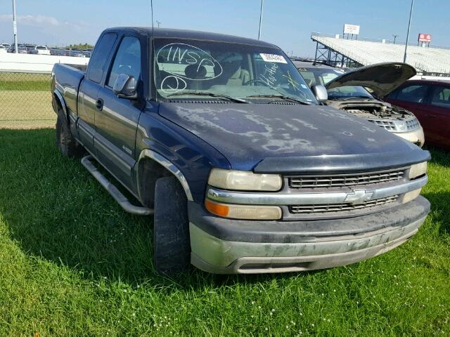 1GCFC29TXXZ107427 - 1999 CHEVROLET SILVERADO BLUE photo 1