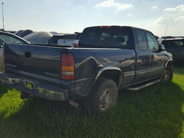 1GCFC29TXXZ107427 - 1999 CHEVROLET SILVERADO BLUE photo 4