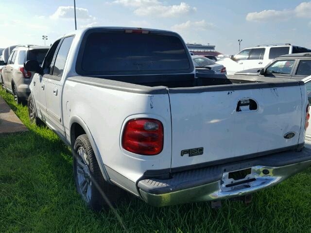 1FTRW07W01KA76565 - 2001 FORD F150 SUPER WHITE photo 3