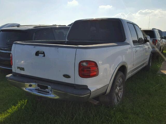 1FTRW07W01KA76565 - 2001 FORD F150 SUPER WHITE photo 4